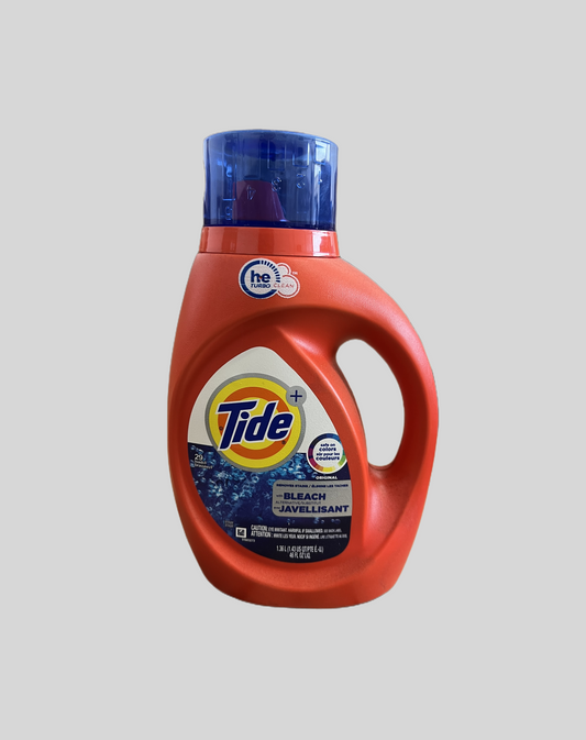 Tide Plus Bleach HE, Laundry Detergent, 1.36L