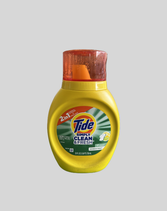 Tide Simply Clean & Fresh Liquid Laundry Detergent, 739ml