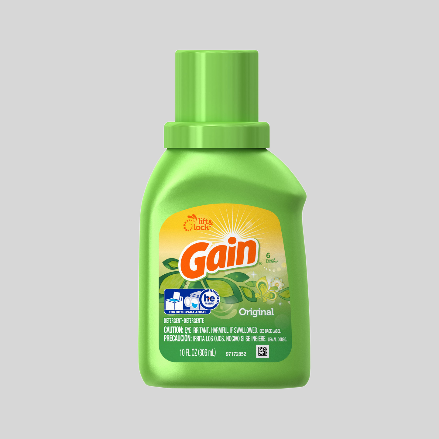 Gain + Aroma Boost Liquid Laundry Detergent, Original, 306ml