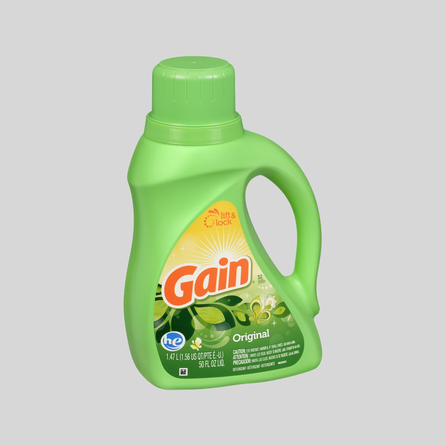 Gain + Aroma Boost Liquid Laundry Detergent, Original, 1.36L